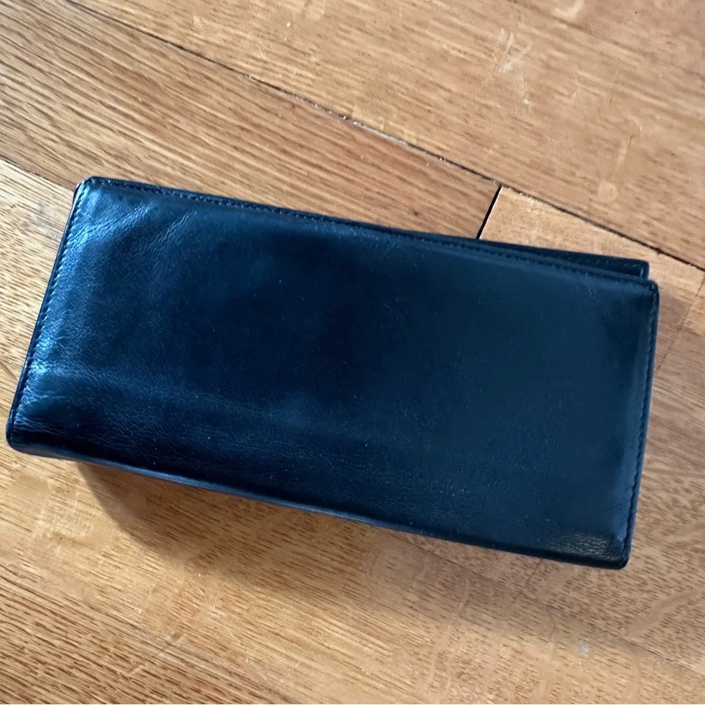 Dior Black Leather Wallet unisex